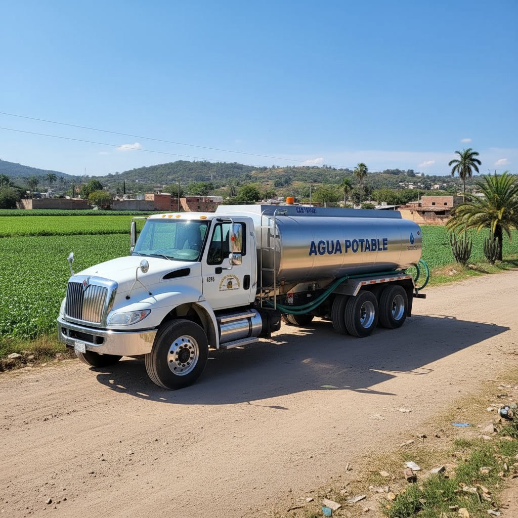Pipas de agua potable México
